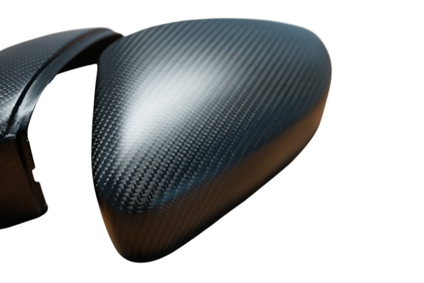 Volkswagen VW Polo Satin Carbon Fibre Replacement Wing Mirror Covers MK5 6C / 6R (2009-2017 Models)