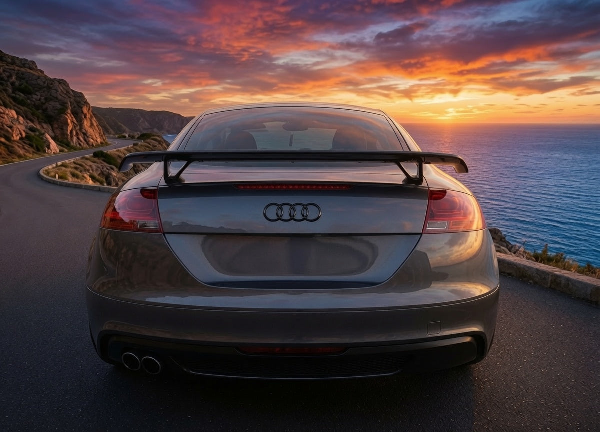 Audi TT MK2 8J RS Style Carbon Fibre / Unpainted Spoiler (2007-2014) DAS AUTOMOTIVE