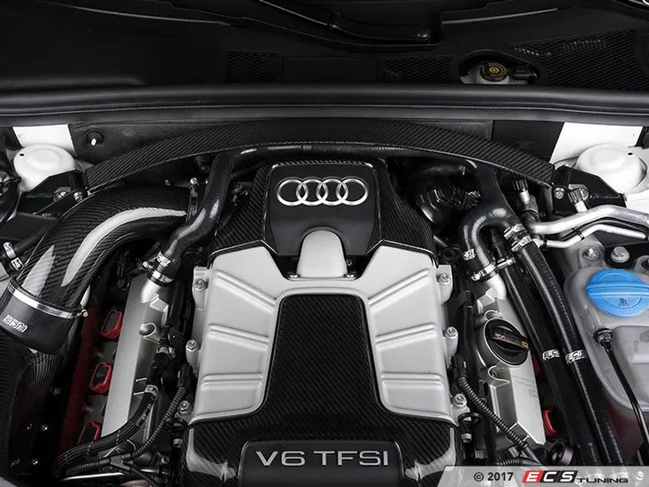 ECS Carbon Fiber Strut Tower Brace - Audi B8 A4/A5/S4/S5