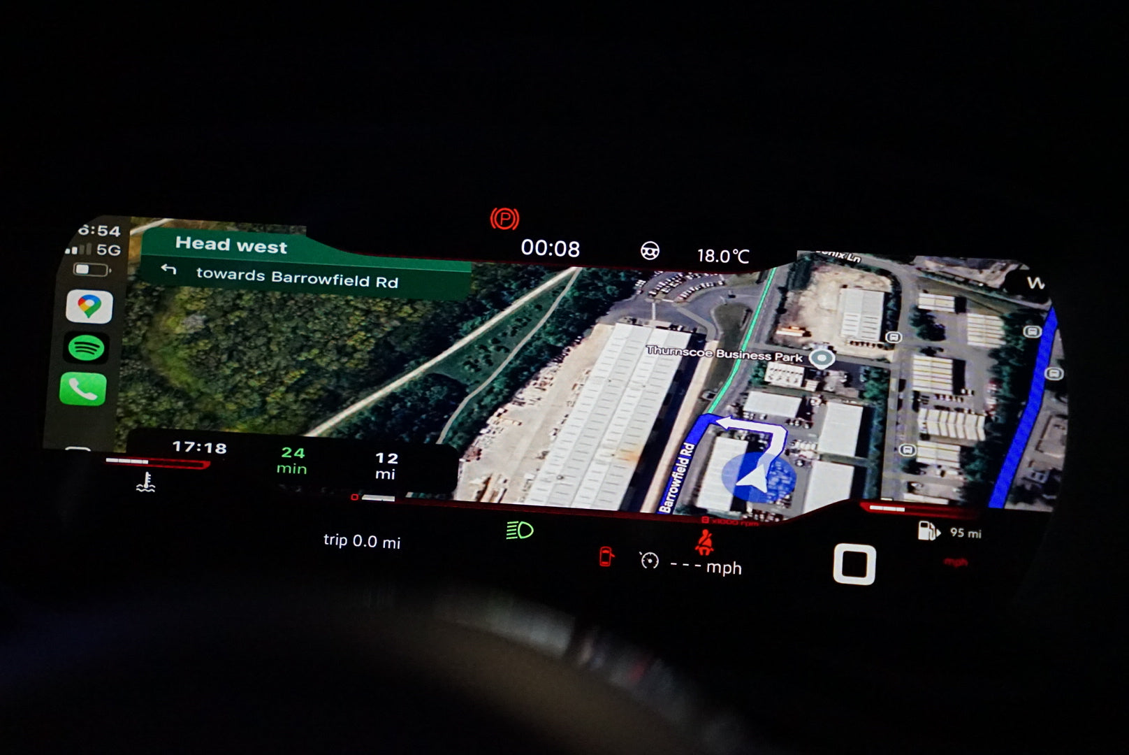 Volkswagen Polo MK5 (2009-2017) 9" Digital Instrument Cluster – LCD Upgrade