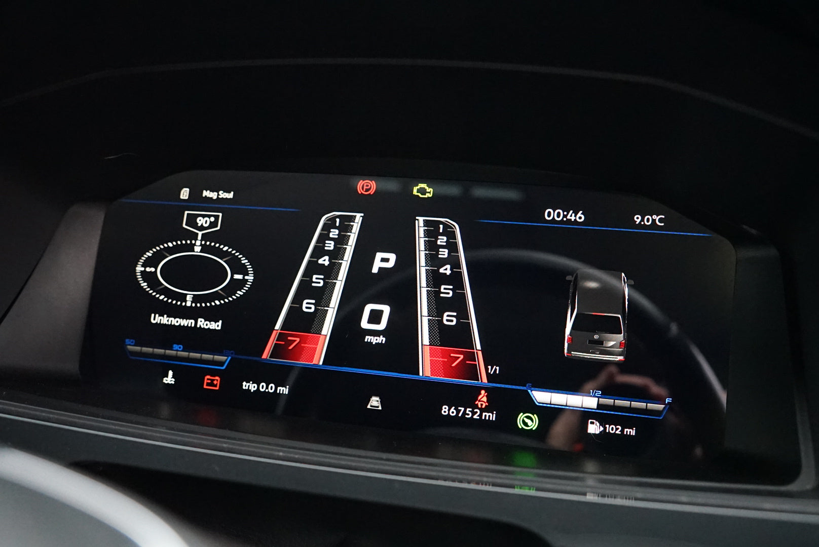 Volkswagen Transporter T6 (2015-2019 )Virtual Cockpit / Digital Instrument Cluster – LCD Upgrade