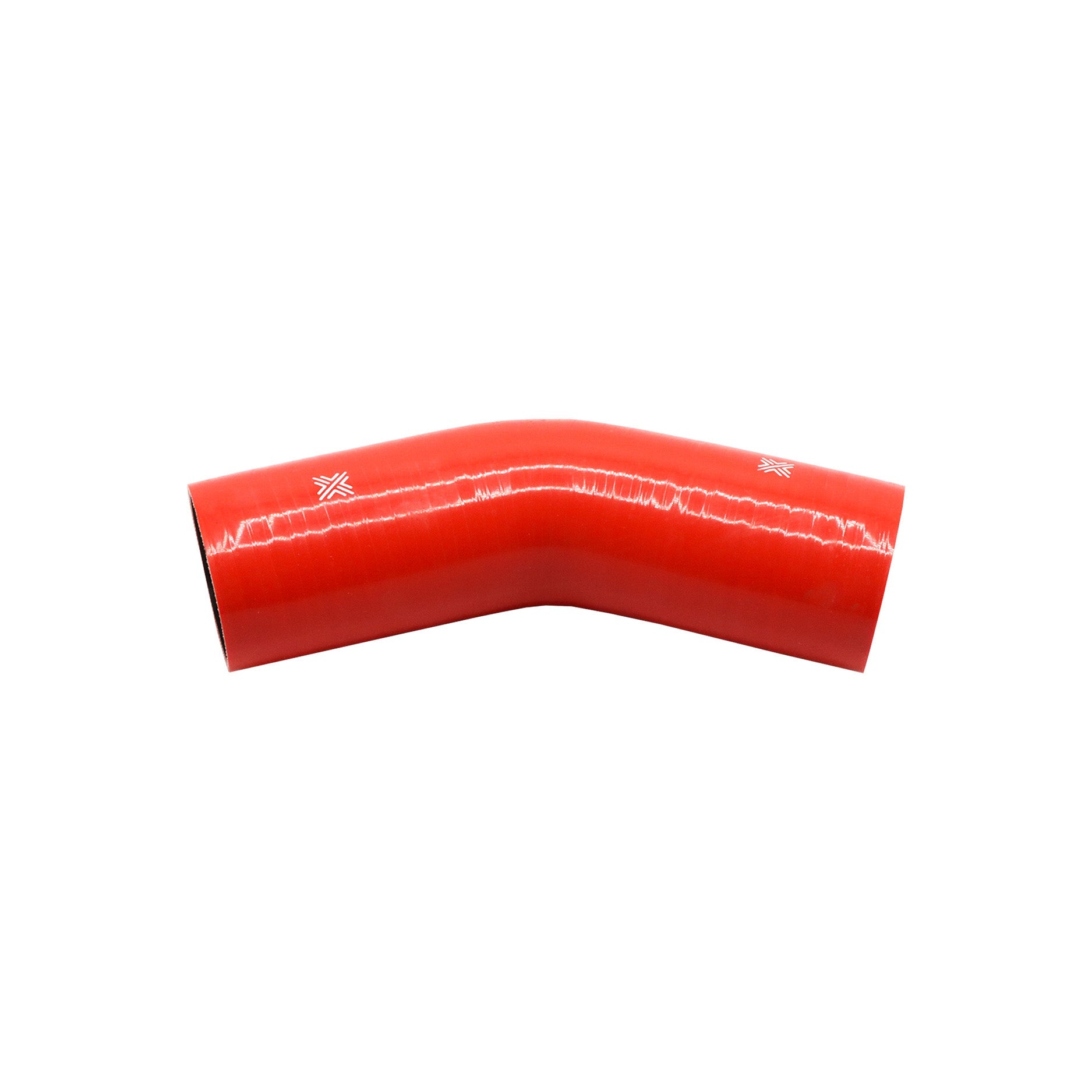 Pipercross Red 45° 76mm Bore, 152mm Leg Length Silicone Hose (FCL04044)