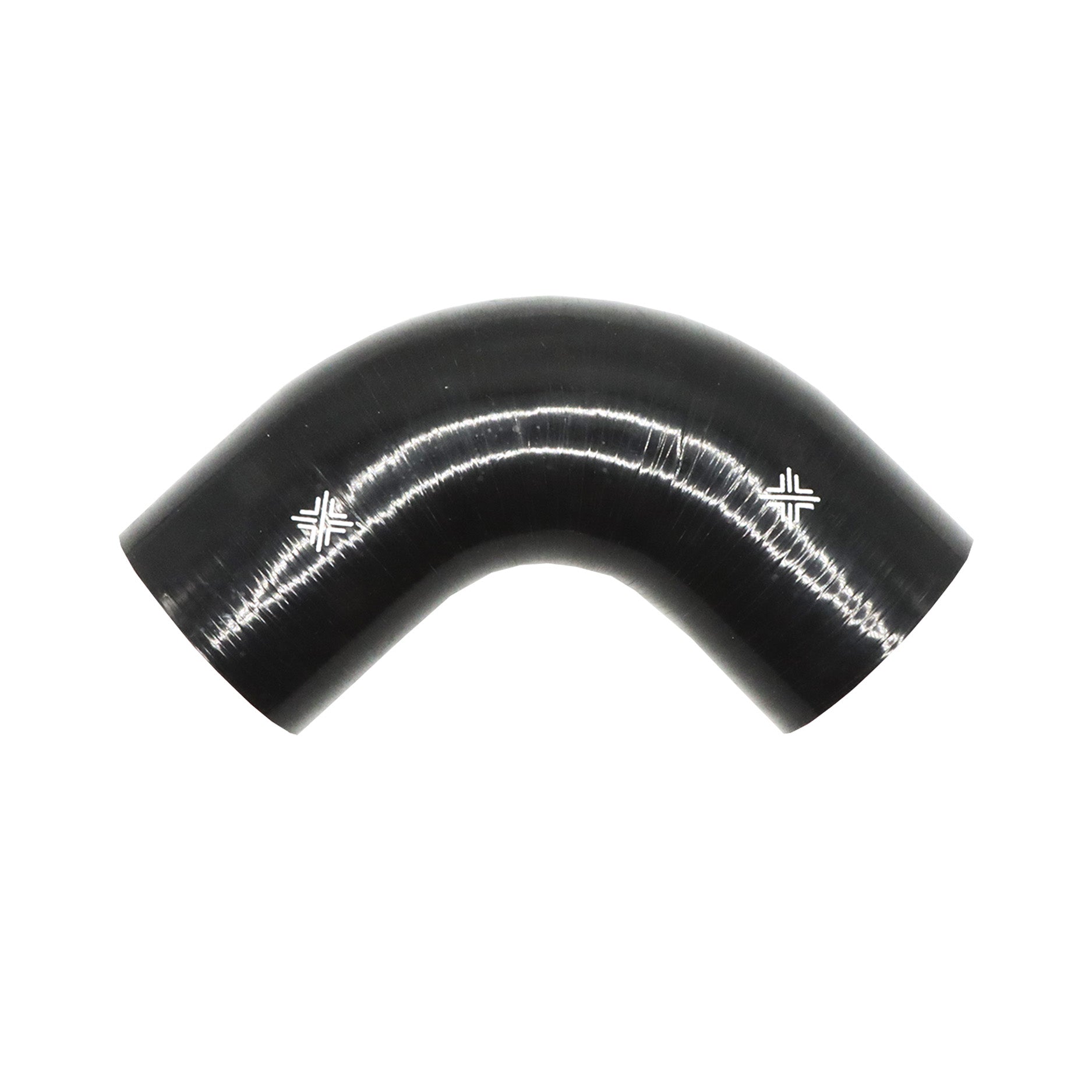 Pipercross Black 90° 80mm Bore, 152mm Leg Length Silicone Hose (FCL04087)