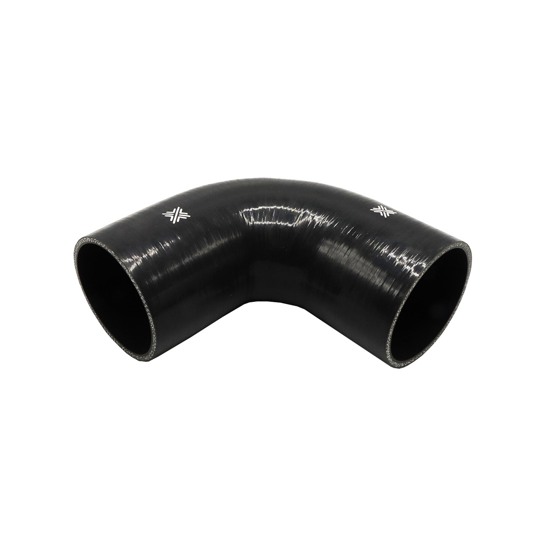Pipercross Black 90° 89mm Bore, 152mm Leg Length Silicone Hose (FCL04090)