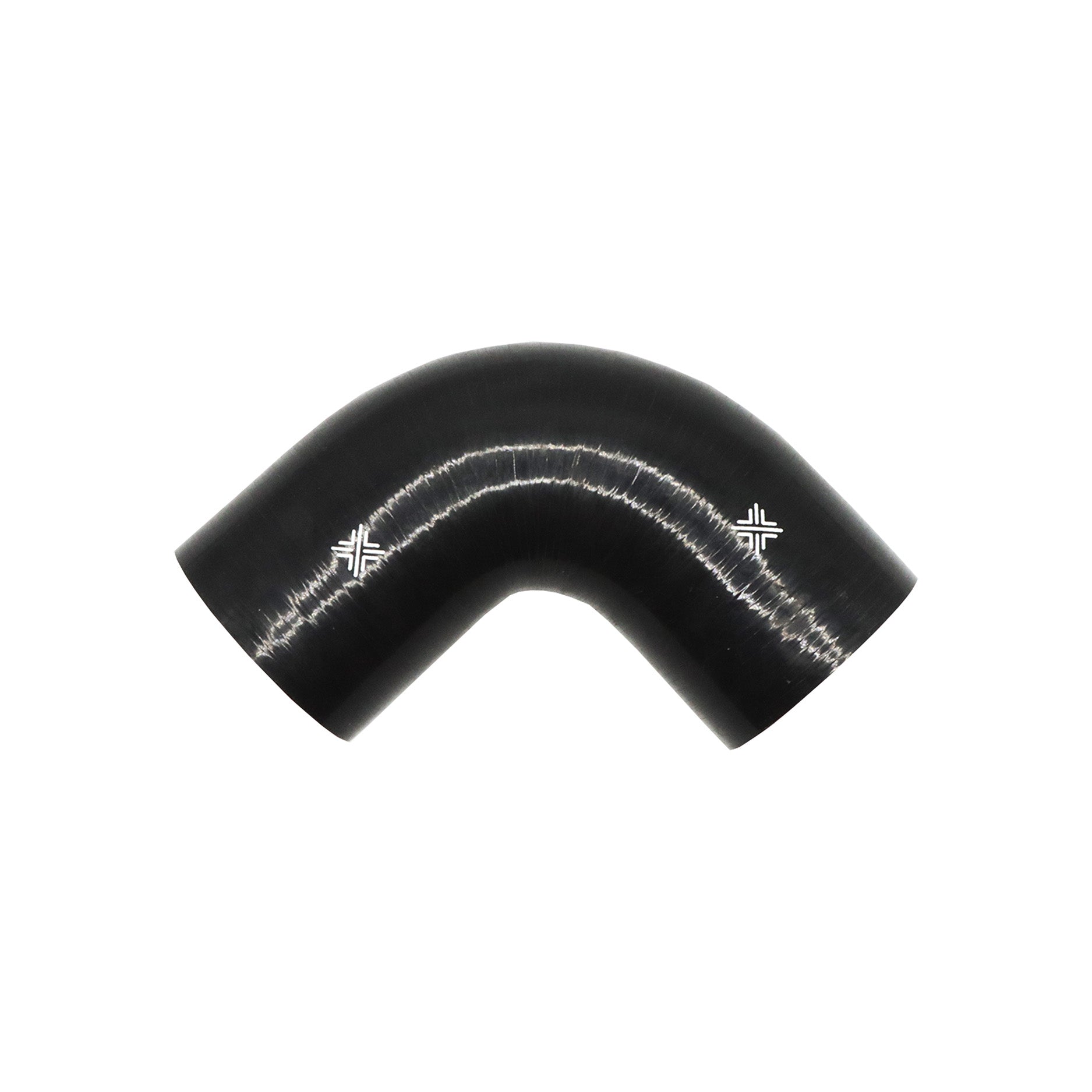 Pipercross Black 90° 89mm Bore, 152mm Leg Length Silicone Hose (FCL04090)