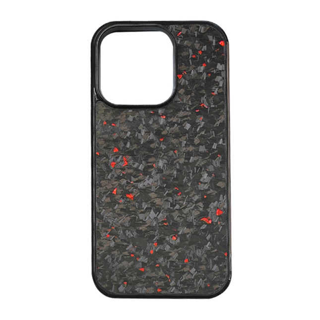 iPhone 15, 15 Plus, 15 Pro, 15 Pro Max Forge Carbon + Coloured Flake Phone Case - DIVERSION