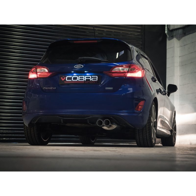 Cobra Sport Ford Fiesta (Mk8) 1L EcoBoost ST-Line (ST Style) Twin Tip Catback Exhaust