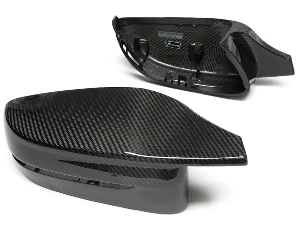 BMW 2 Series G42 Dry Carbon Fibre Replacement M Mirror Covers (2021+ / LHD + RHD Models)