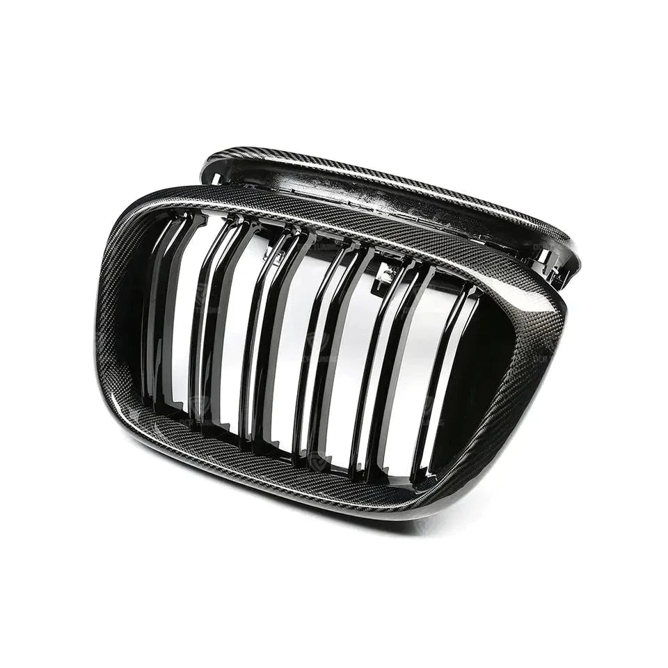 BMW X4M F98 Carbon Fibre Double Slat Kidney Grilles (2019 - 2021) DIVERSION