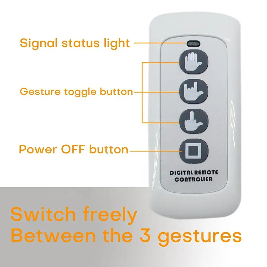 Rear Window LED Hand Gesture Sign (Universal)