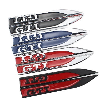 Volkswagen GTI Side / Wing Badges (Multiple Models)
