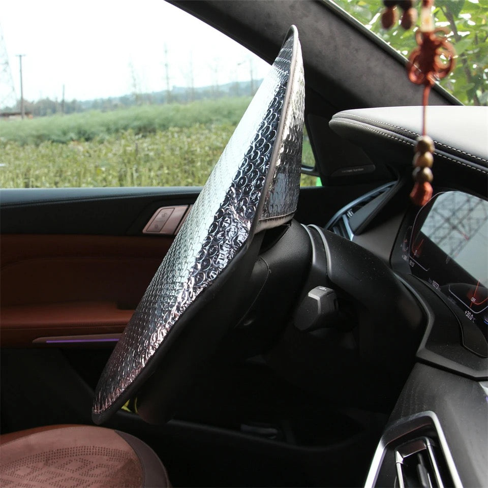 Custom Steering Wheel Heat Protection Cover / Sun Shade
