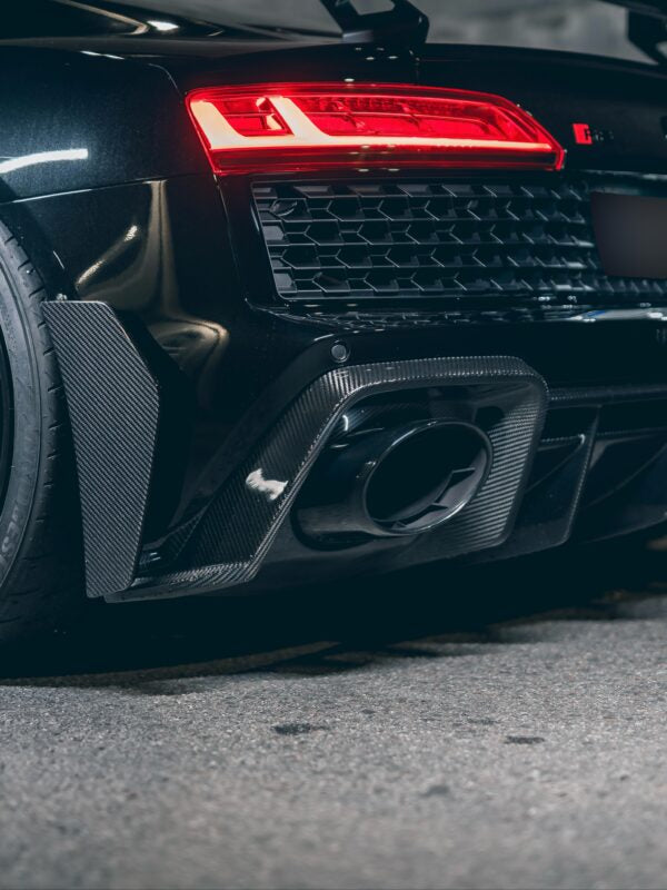 Audi R8 Carbon Fibre Rear Diffuser W Side Elements Gen 2 2019-