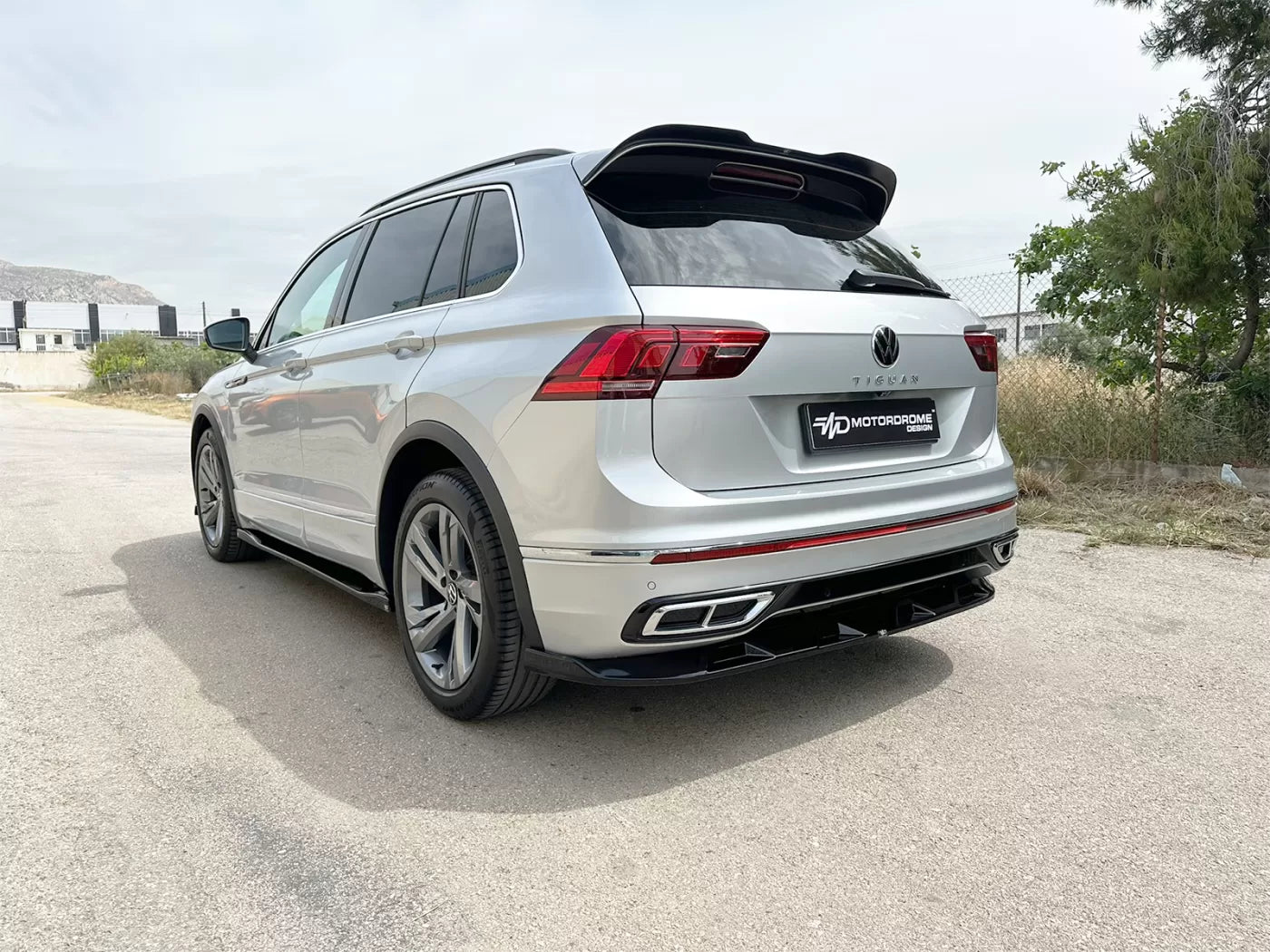 Rear Splitter Volkswagen Tiguan R-Line Mk2 Facelift (2020-2024)