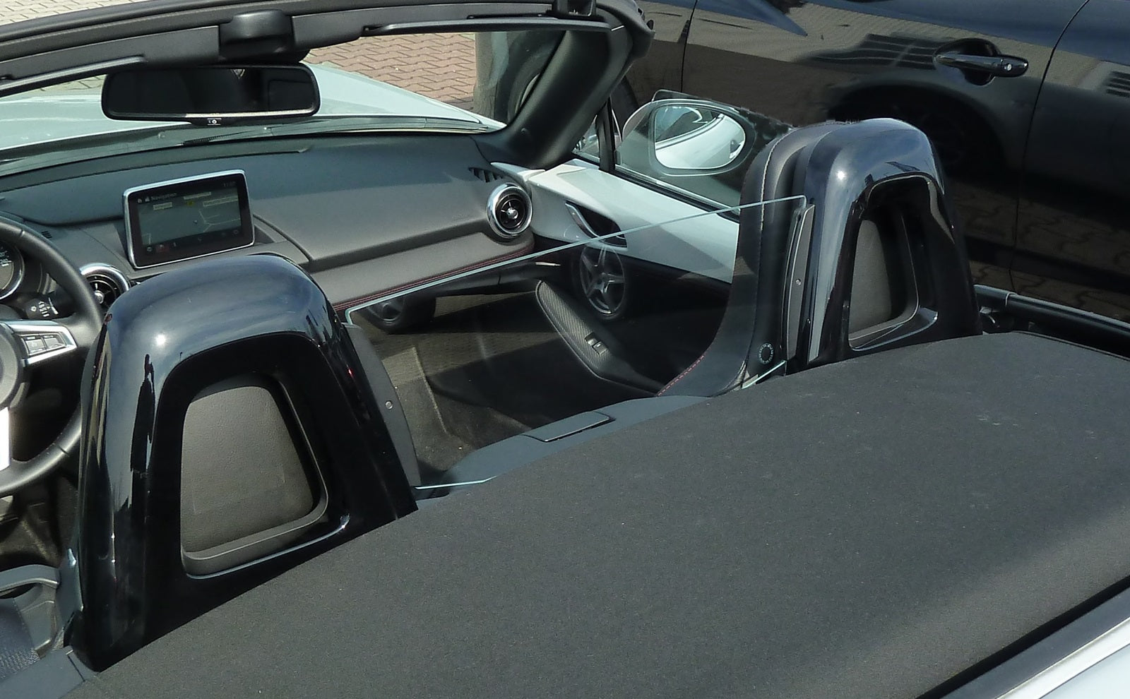 Mercedes SLK R171 UR-Windschott Clear Glass Wind Breaker / Deflector