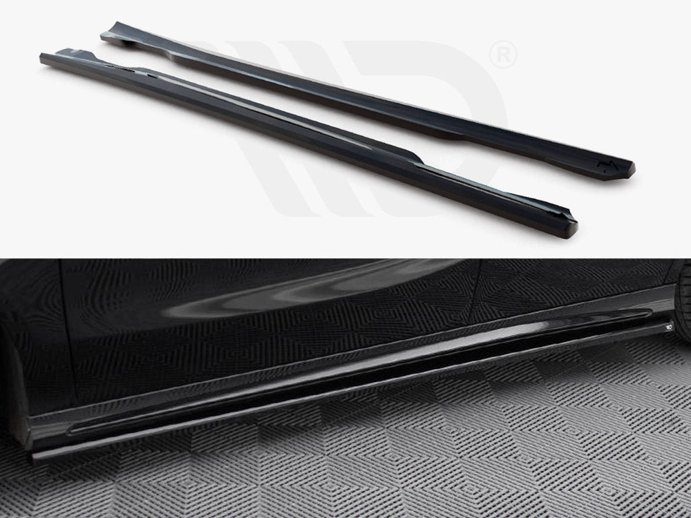 Maxton Design Side Skirts Diffusers Mercedes-Benz A AMG-Line W176 Facelift