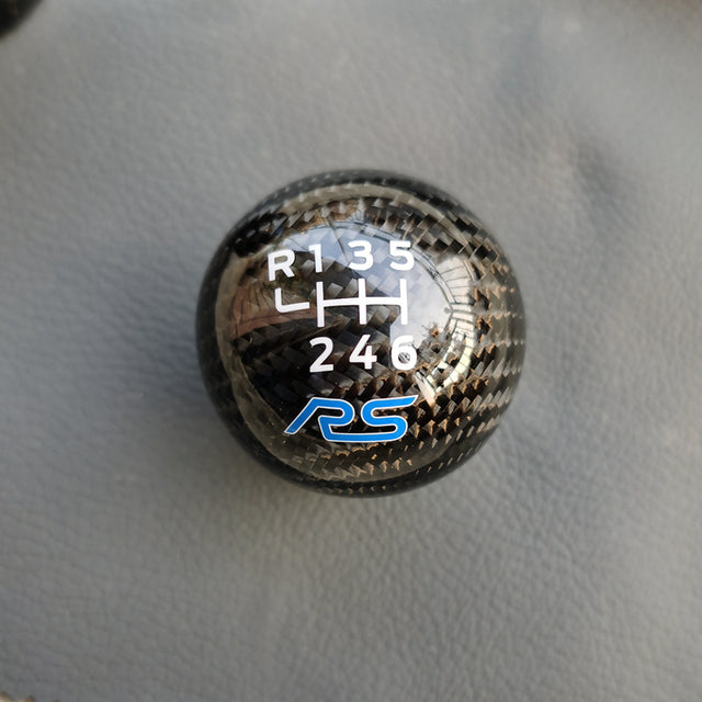 Ford Fiesta MK7/MK7.5/MK8 & Focus MK3 ST RS Carbon Fibre Replacement Gear Knob (2013-2017)