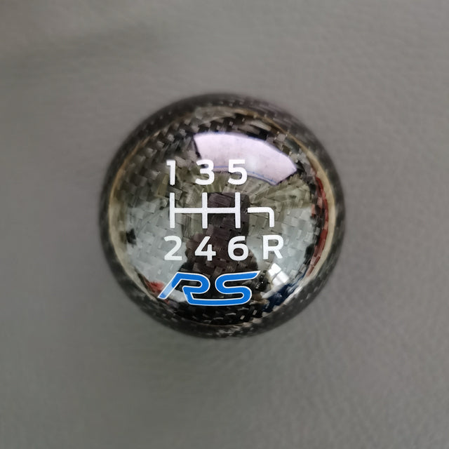 Ford Fiesta MK7/MK7.5/MK8 & Focus MK3 ST RS Carbon Fibre Replacement Gear Knob (2013-2017)