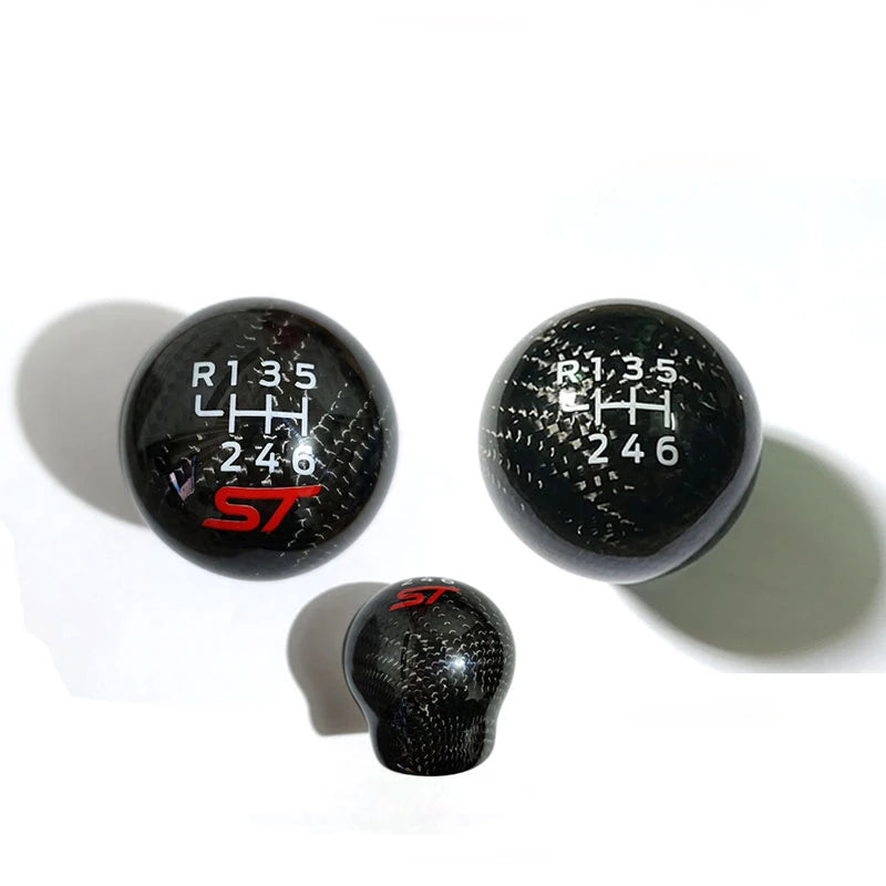 Ford Fiesta MK7/MK7.5/MK8 & Focus MK3 ST RS Carbon Fibre Replacement Gear Knob (2013-2017)