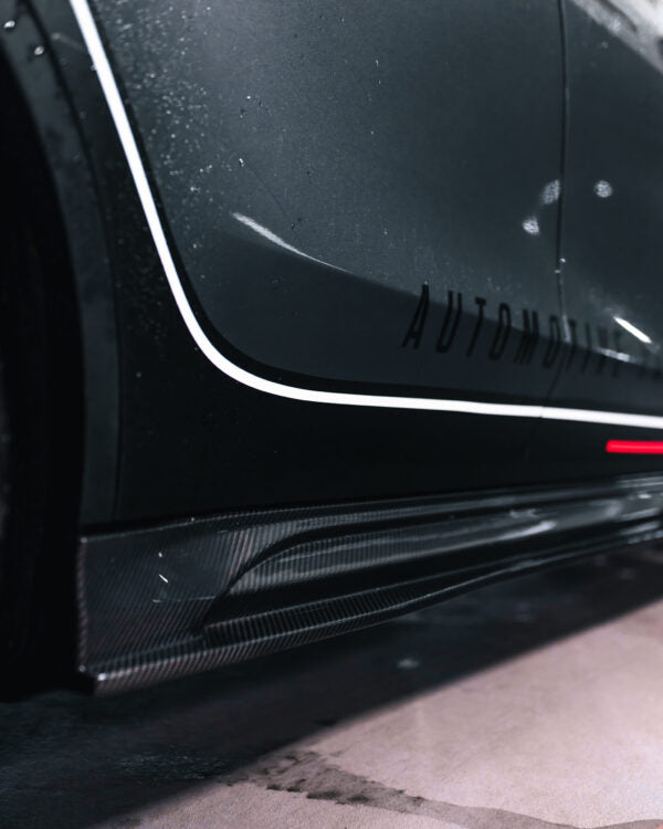 Tesla Model Y Carbon Fibre Side Skirt Replacements