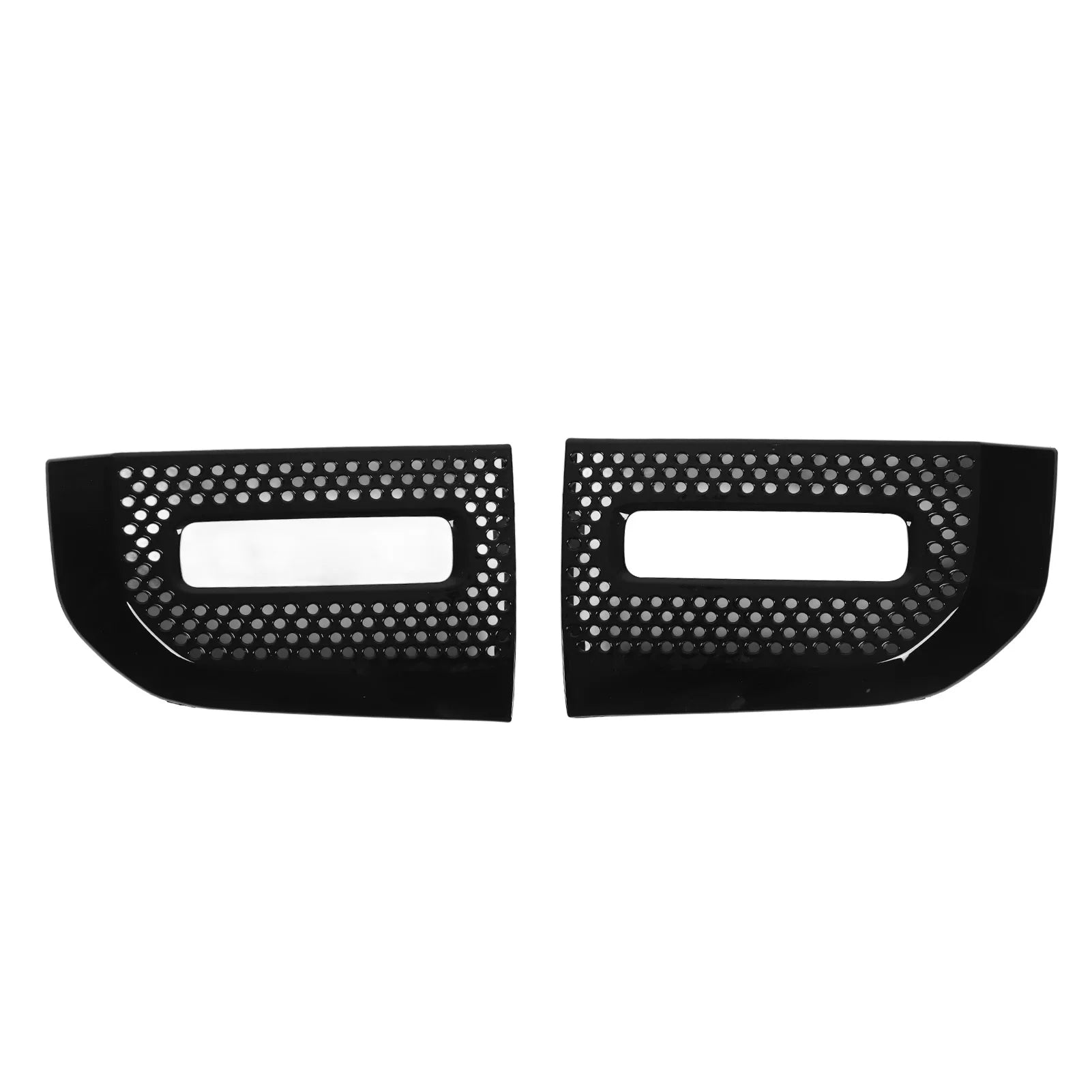 Land Rover Defender 90 110 130 Gloss Black Replacement Fog Light Trim (2020-2024)