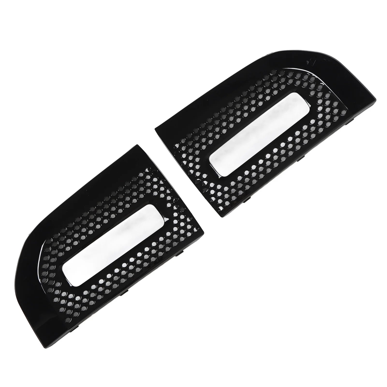 Land Rover Defender 90 110 130 Gloss Black Replacement Fog Light Trim (2020-2024)