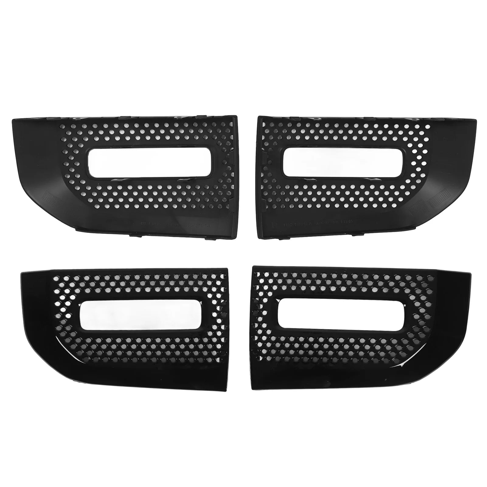 Land Rover Defender 90 110 130 Gloss Black Replacement Fog Light Trim (2020-2024)