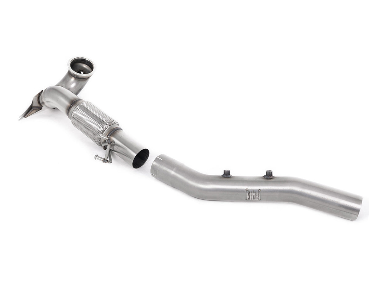 Milltek Sport VW Golf MK8 GTI/Cupra Leon 245/Skoda Octavia MK4 VRS High Flow Downpipe