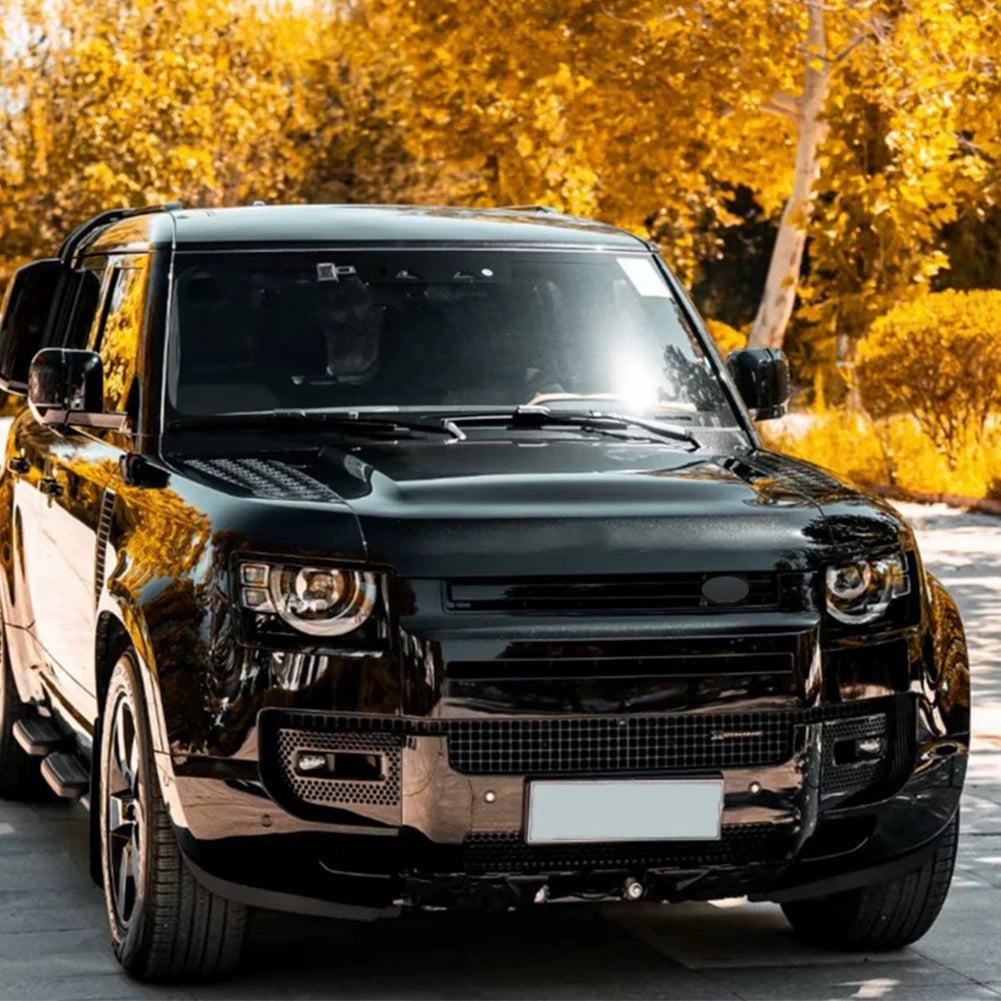 Land Rover Defender 90 110 130 Gloss Black Front Bumper Trim (2020-2024)