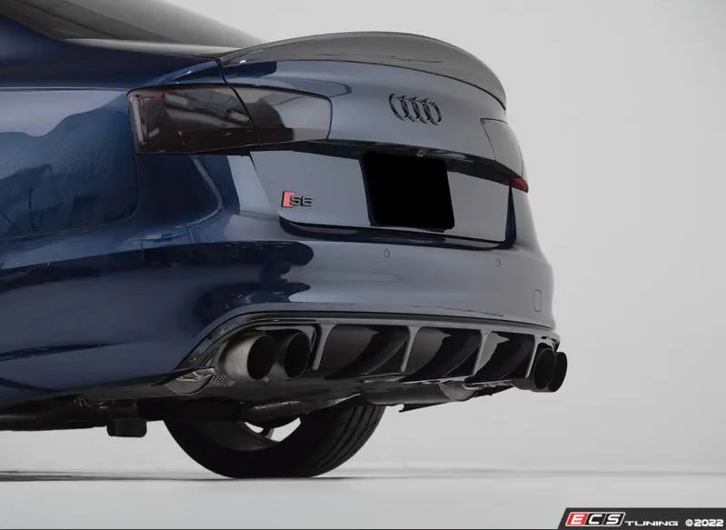 ECS Rear Diffuser in Gloss Black - Audi S6 C7 Pre-Facelift (2012-2015)