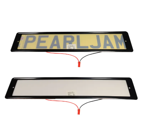 GHOST PLATES Frosted Number Plate / Licence Plate Surround