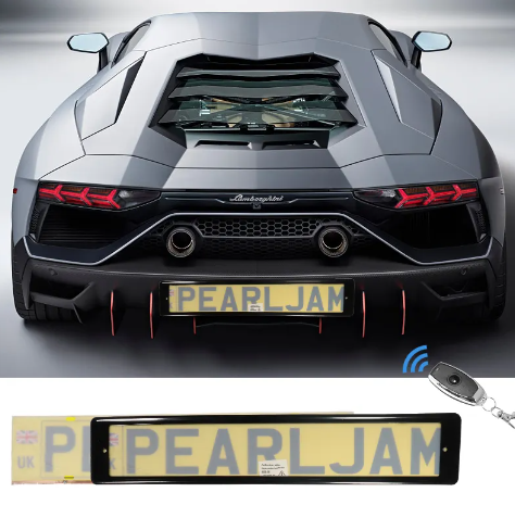 GHOST PLATES Frosted Number Plate / Licence Plate Surround