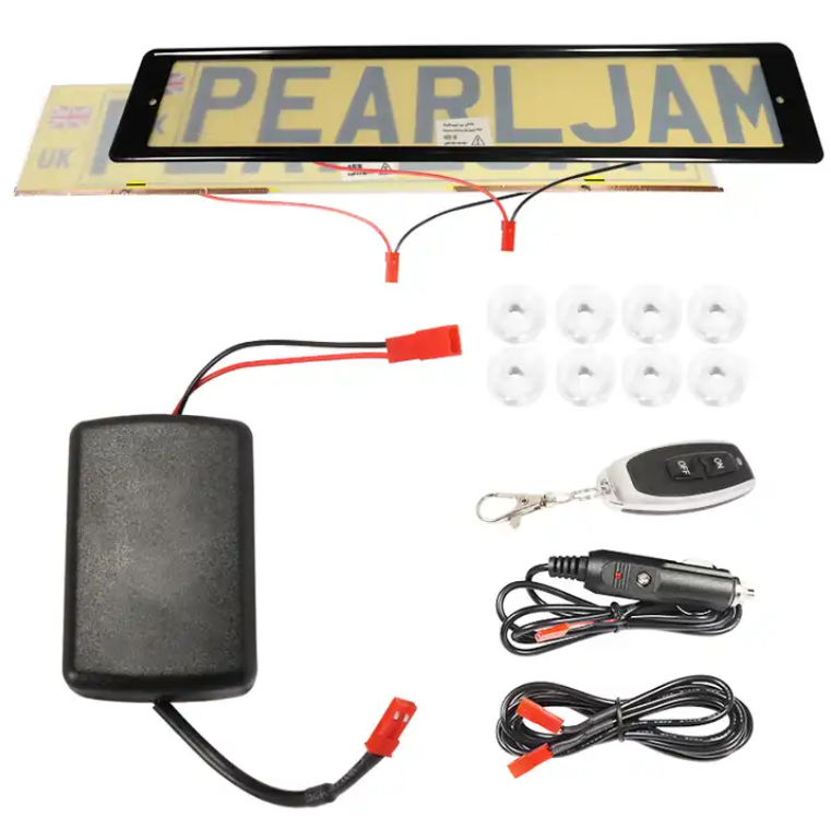 GHOST PLATES Frosted Number Plate / Licence Plate Surround