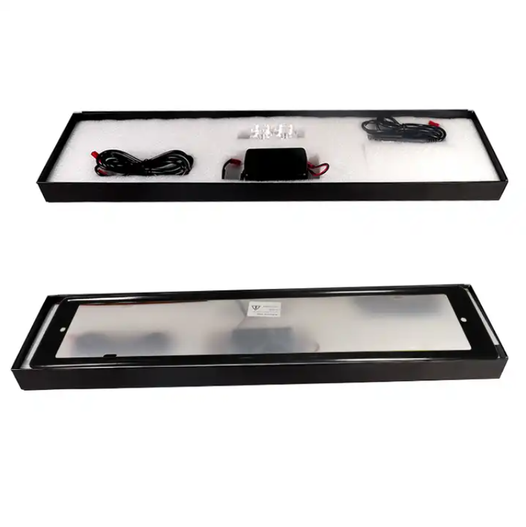 GHOST PLATES Frosted Number Plate / Licence Plate Surround