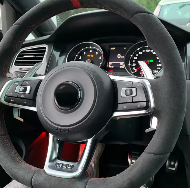 Volkswagen Golf / Polo / Scirocco DSG Aluminium Replacement Paddle Shifter Extensions (2013-2021 Models) - Style C