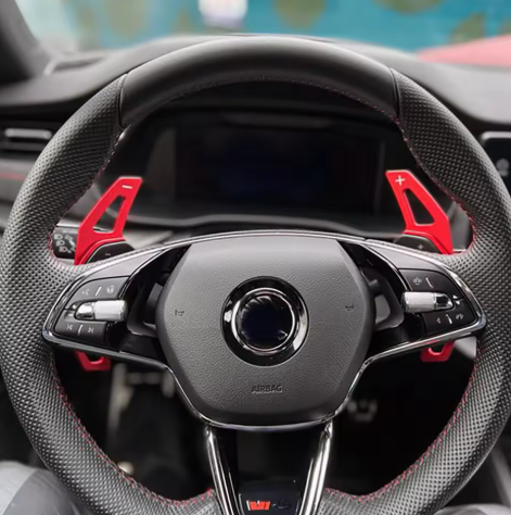Skoda Octavia VRS Metal Paddle Extensions (2020+)