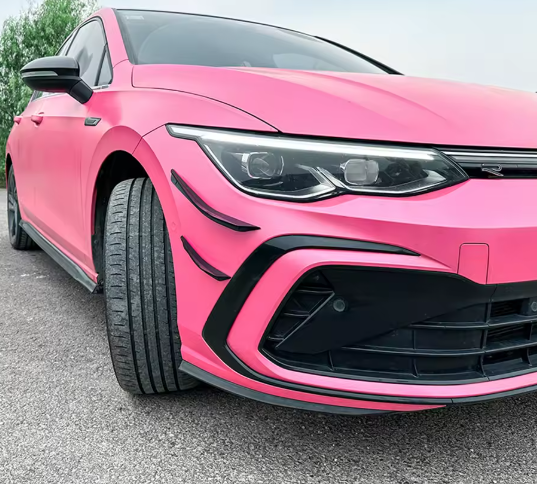 Volkswagen Volkswagen Golf MK8 GTI / GTD / GTE / R Gloss Black 4 Piece Canard Kit (2020+)