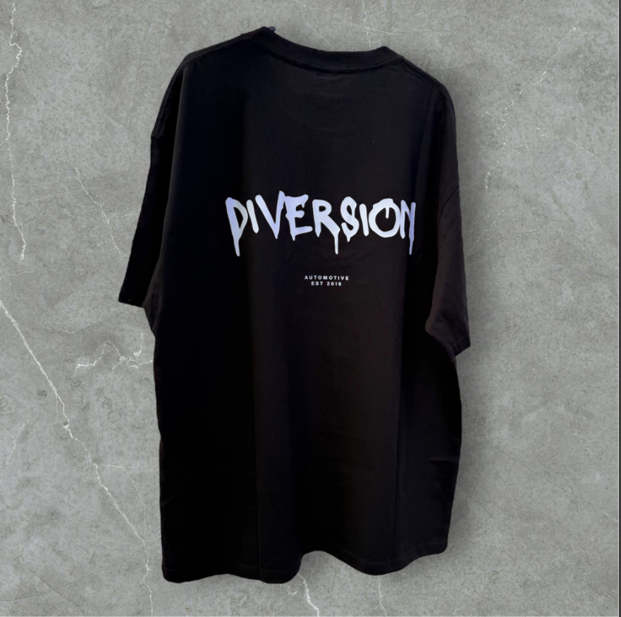 ‘DIVERSION' Dripping Branded T-Shirt (UNISEX)