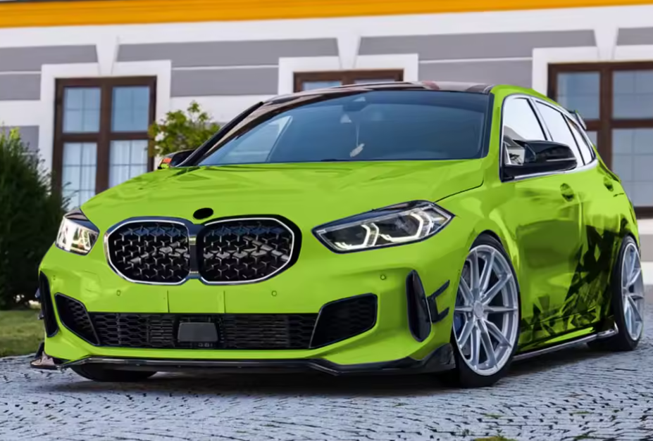 BMW 1 Series F40 Gloss Black LED Diamond Grille Kit (2019-2024 Models)