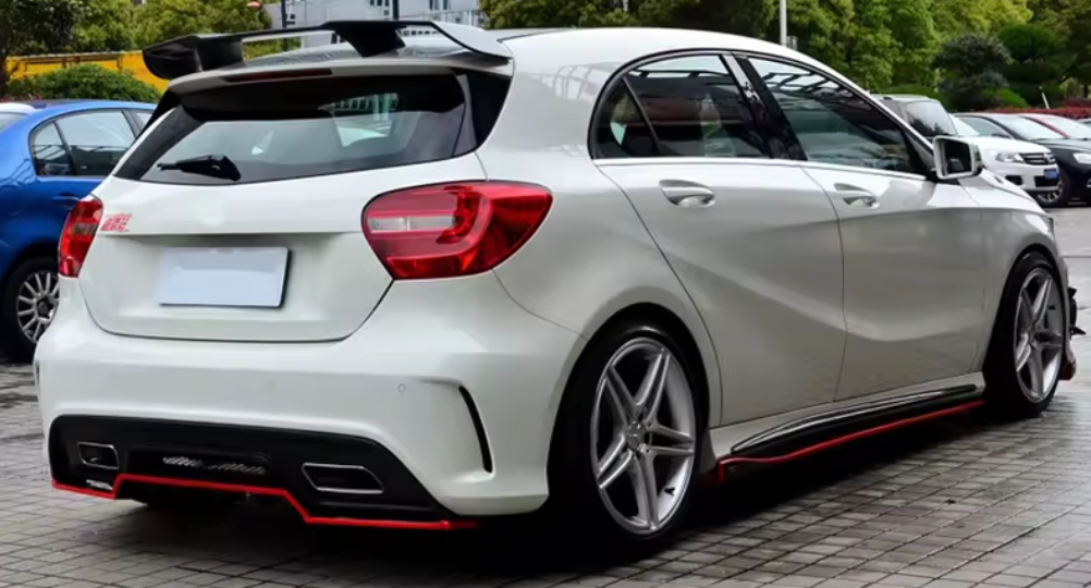 Mercedes Benz A Class W176 Entity Style Carbon Fibre Spoiler (Pre Facelift 2013-2015 Models)
