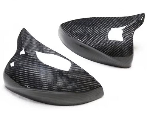Audi A3 / S3 / RS3 8V M Style Genuine Carbon Fibre Mirror Replacement Covers (2013 - 2020 Models)