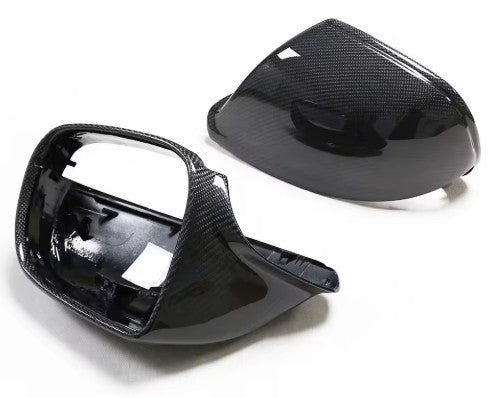 Audi Q5, SQ5, Q7 & SQ7 MK1 / Gen 1 Genuine Carbon Fibre Mirror Cover Replacements (2009-2012)
