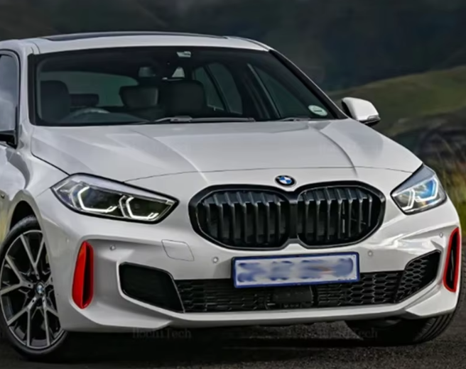 BMW 1 Series F40 Double Slat Gloss Black Kidney Grilles Pair (2020-2024)