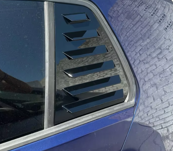 Volkswagen Golf MK6 Rear Window Louvres (5 Door Models)(2008-2012)