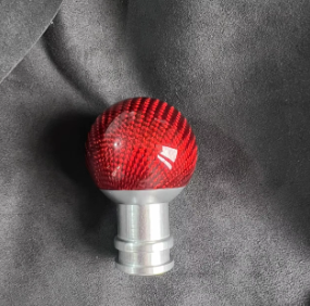 Volkswagen Polo MK5 6C/6R Carbon Fibre Weighted Gear Knob (Red)