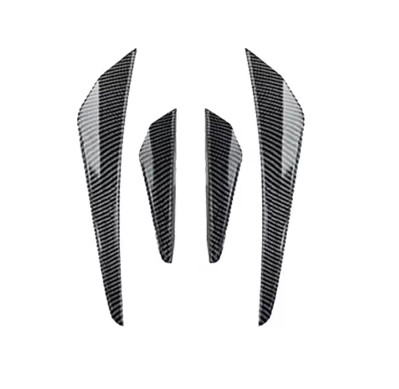 Volkswagen Volkswagen Golf MK8 GTI / GTD / GTE / R Gloss Black 4 Piece Canard Kit (2020+)