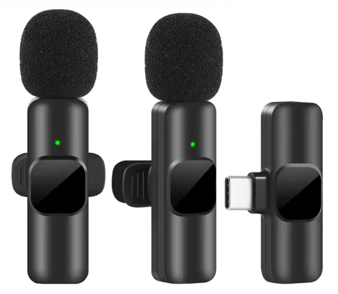 Mini Clip On Wireless Microphone Set