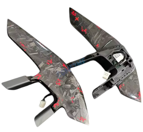 Volkswagen Golf / Polo / Scirocco DSG Forged Carbon Replacement Paddle Shifter Extensions (2013-2021 Models)