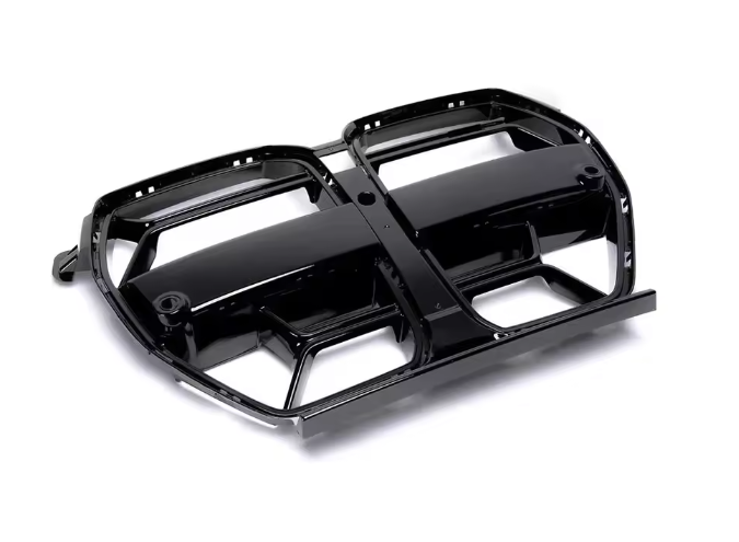 BMW G80 M3 / G82 M4 CSL Style Gloss Black Front Grilles (2021+ Models)