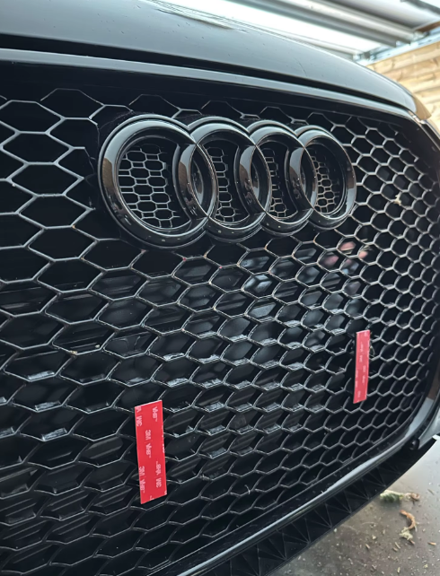 AUDI Number Plate Holder Clips ( Pair )